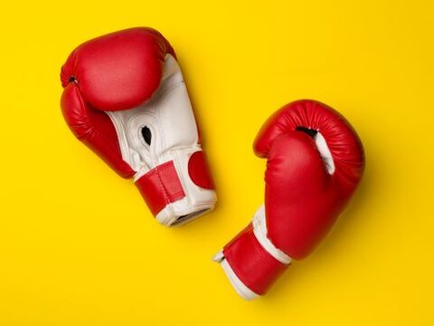 Boxhandschuhe als Symbolbild für unsere Aussage, dass der Ton in der Kommunikation rauer geworden ist
