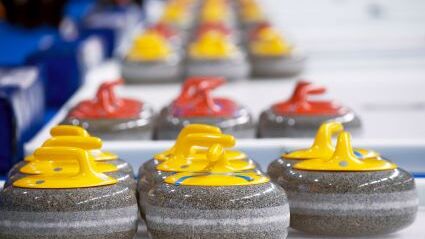 Viele Curlingsteine als Symbol für die oft große Anzahl an Content