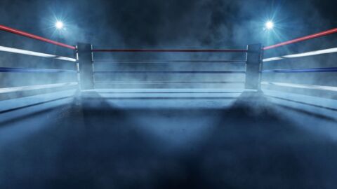 Boxring - als Symbol für unterschiedliche Meinungen