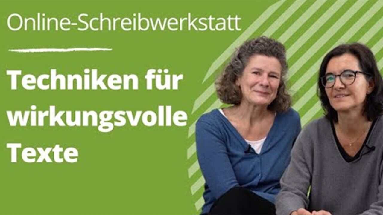Online-Schreibwerkstatt: Techniken für wirkungsvolle Texte